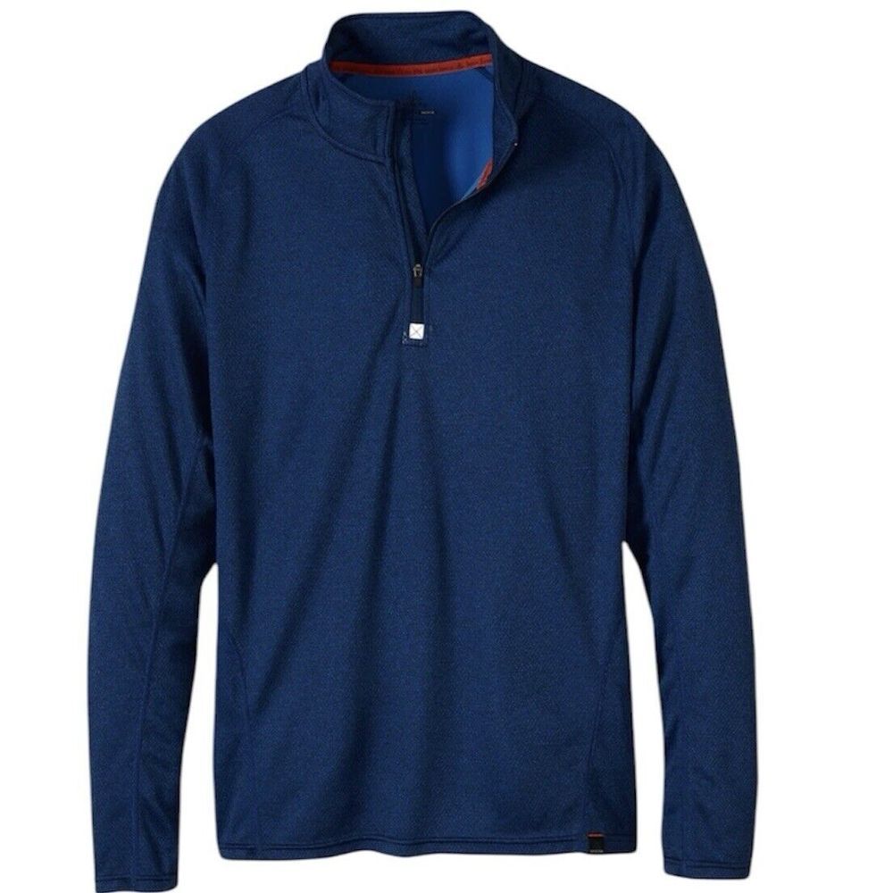 prAna Breathe Blue Ridge Orion Quarter Zip Size XXL Performance Running